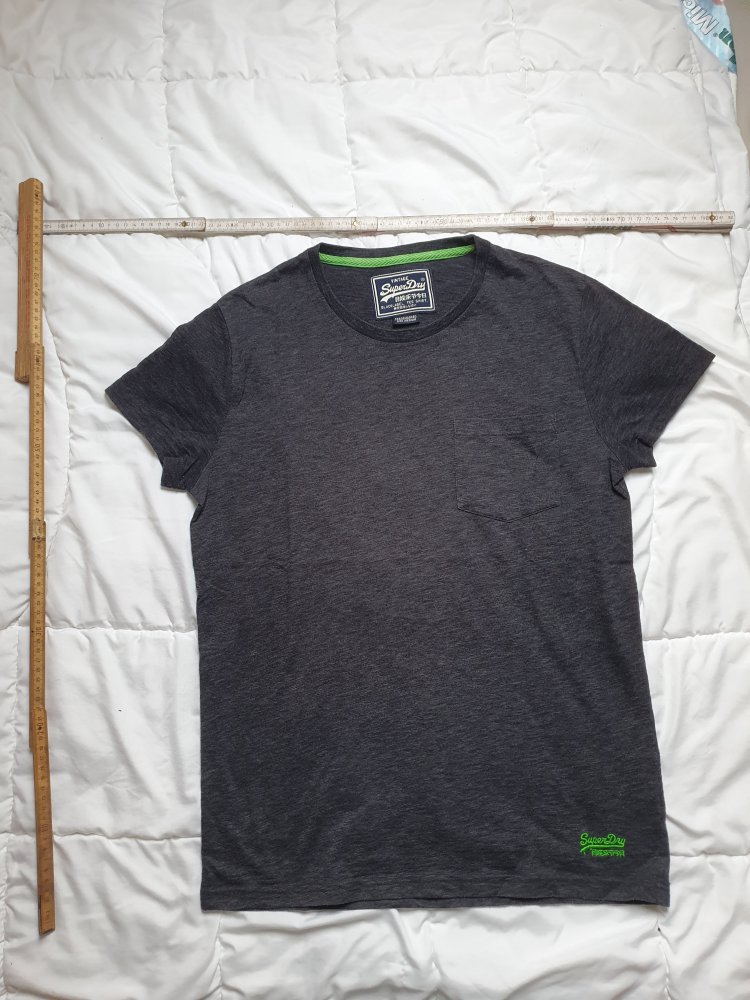 SuperDry Vintage T-Shirt grau meliert M