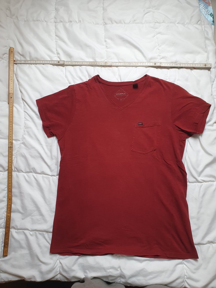 O'Neal Oneal T-Shirt Wein-rot in M mit V-Ausschnitt