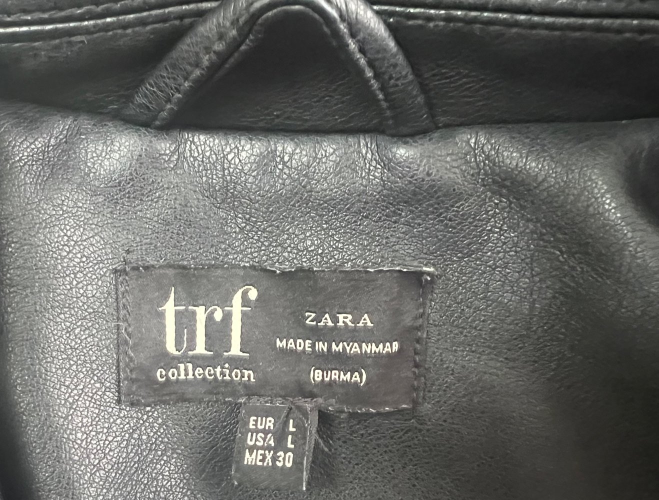 Zara Bikerjacke schwarz Gr. L