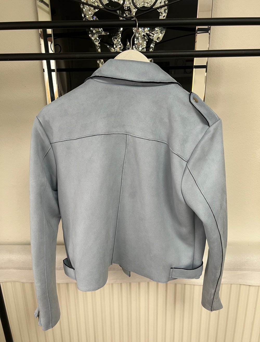 Bikerjacke blau Gr. 42