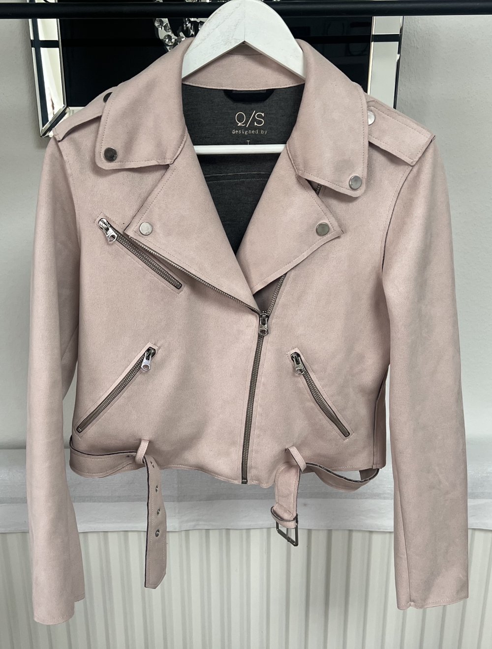 Bikerjacke Gr. L rosa