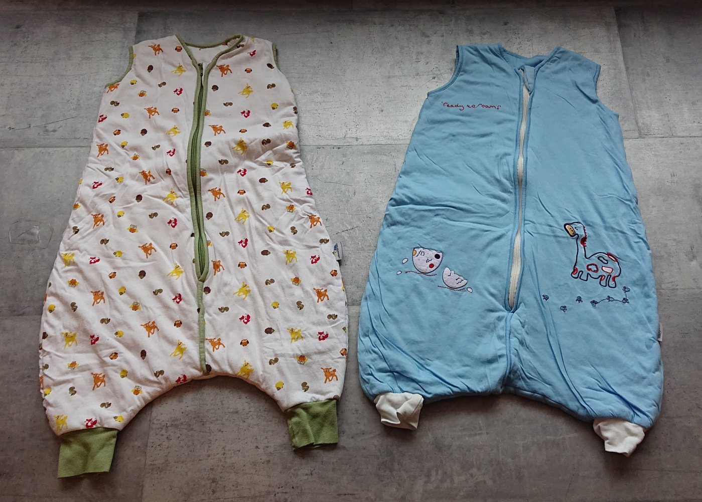 Warmer Füßchenschlafsack Waldtiere 18-24 Monate