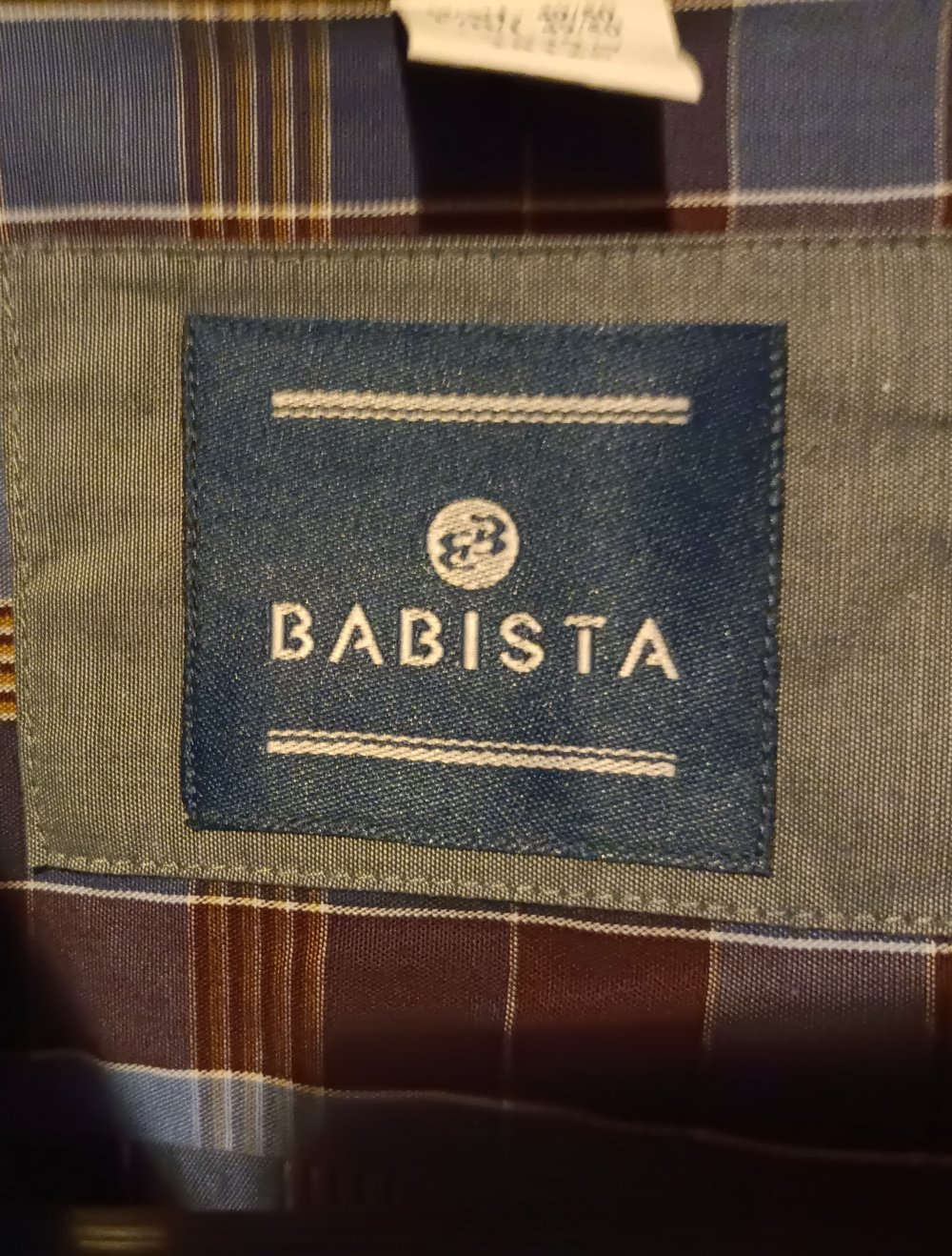 Blau kariertes Hemd von Babista