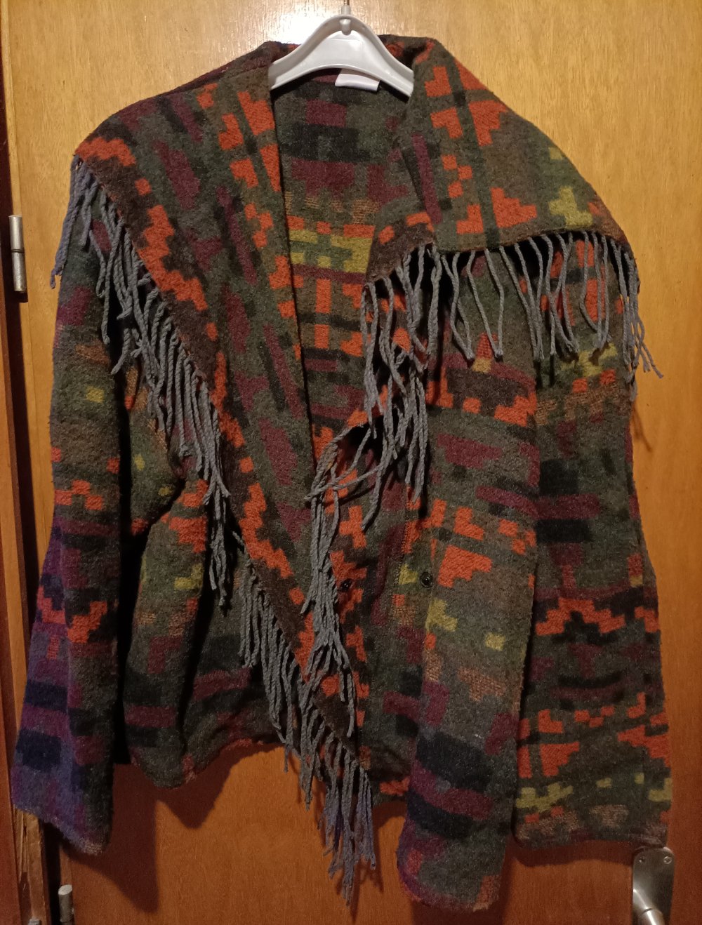 Poncho Jacke ohne Label