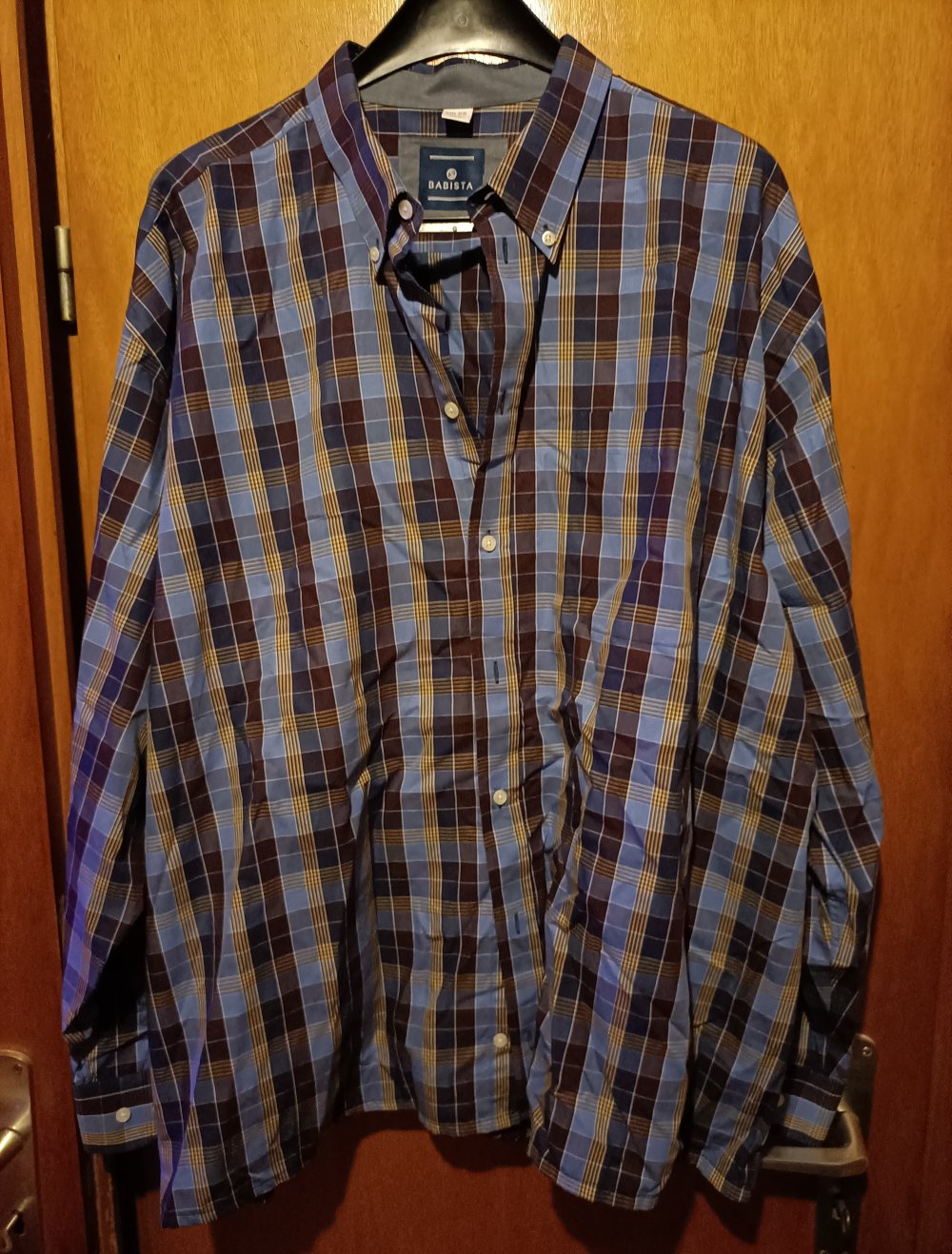 Blau kariertes Hemd von Babista