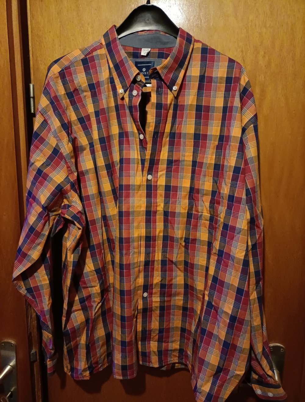 orange kariertes Hemd von Babista