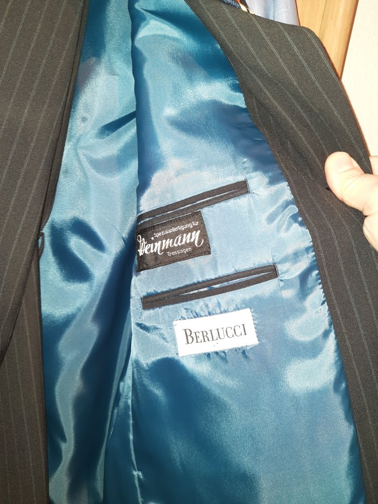 Berlucci Herrenanzug Nadelstreifen neu ungetragen 