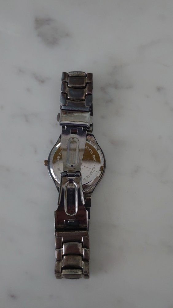 Armbanduhr Ocean 3 ATM Water Resistant silber schwarz Uhr 