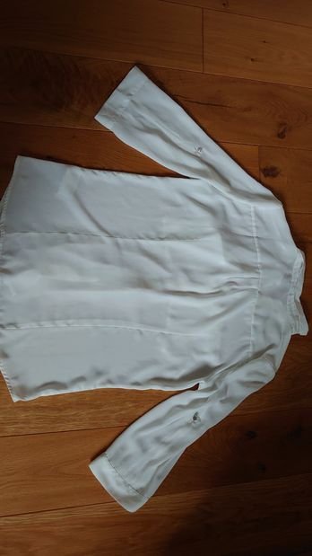 Bluse H&M weiß creme Größe 38