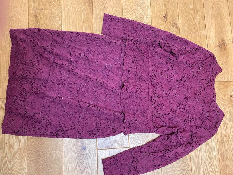 Kleid mit Schößchen Spitze Marke Alfredo Pauly