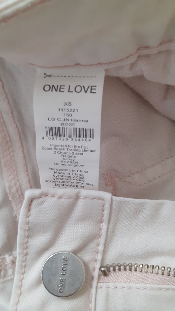 Jeanshose Gr. 34 Rosa