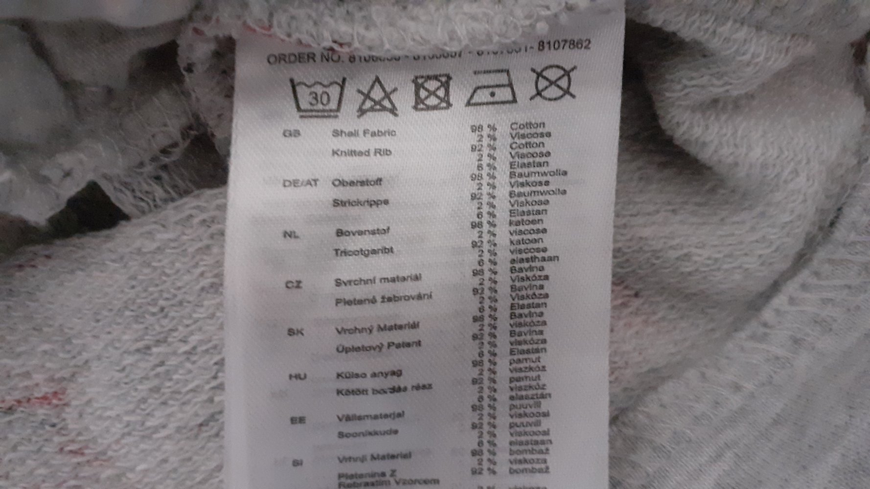 Sweatjacke Gr. 158/164