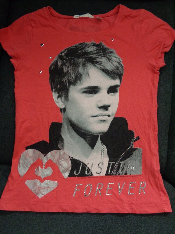 Justin Bieber Shirt Gr. 158/164