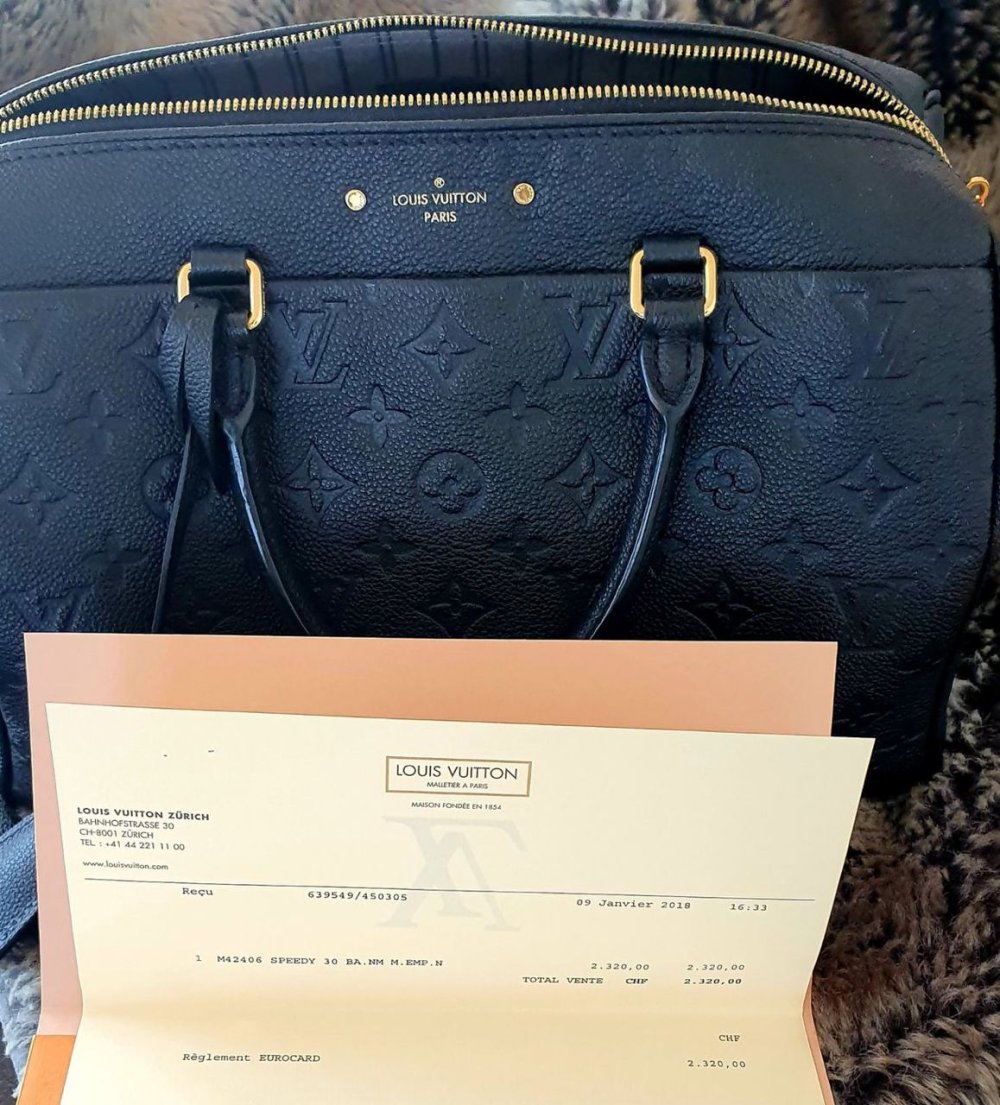 Louis Vuitton Speedy 30 Empreinte