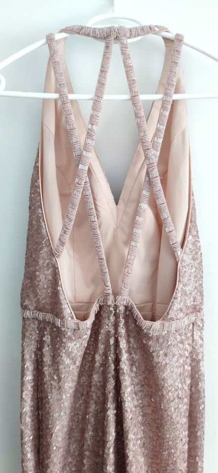 Pronovias Sequin Evening Dress 