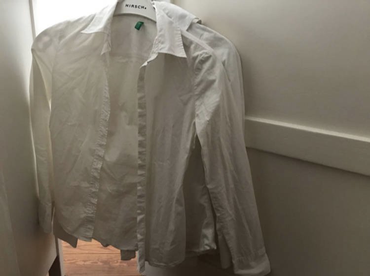 5 weiße einfache Blusen in sehr gutem Zustand, auch einzeln mögl.