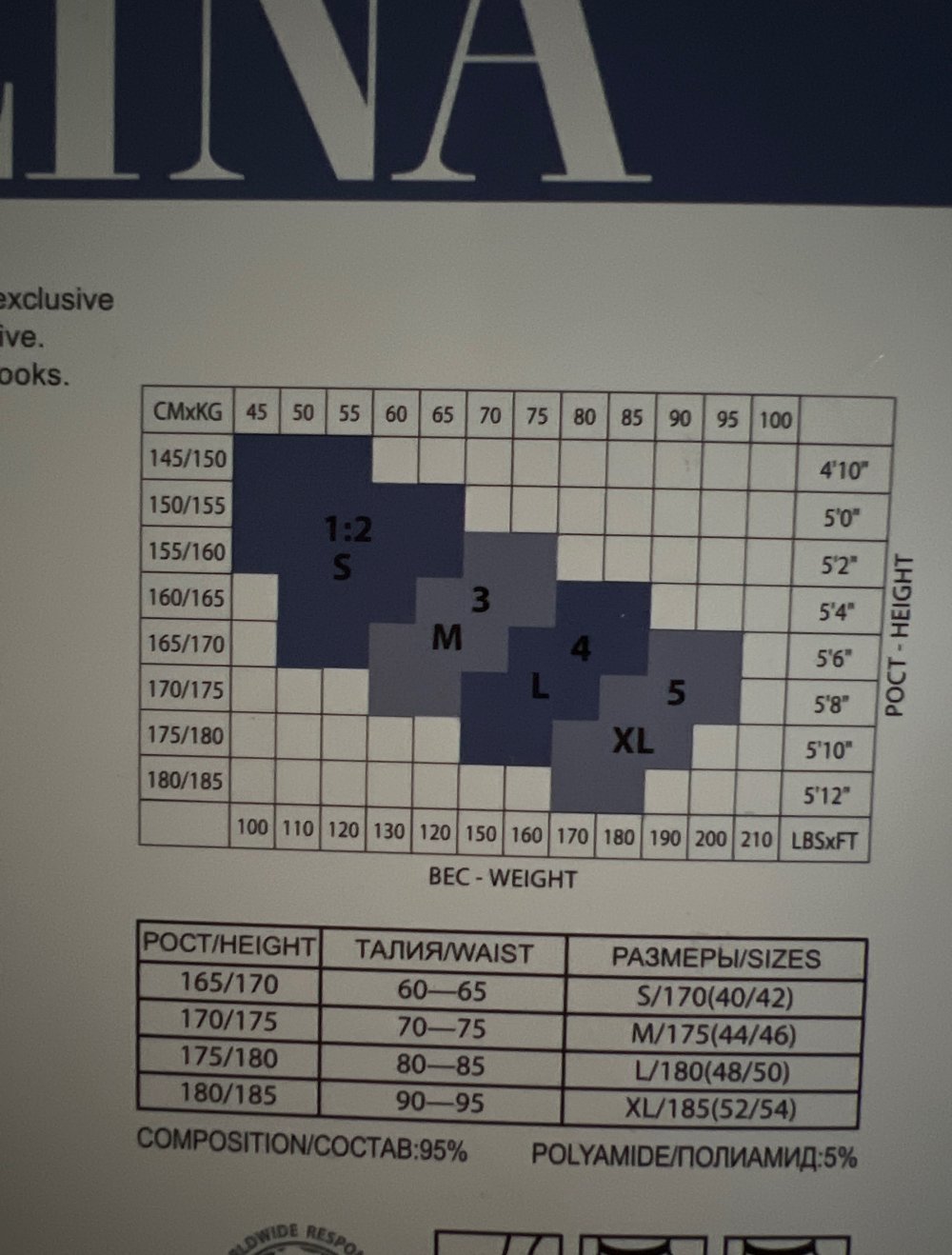 Strumpfhose große s/m