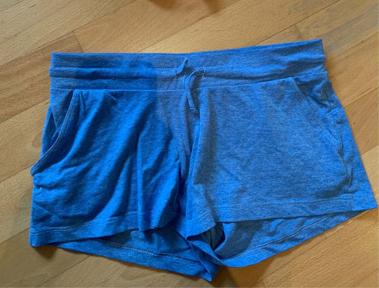 2 kurze Sommer Hosen Stoff Shorts Größe S