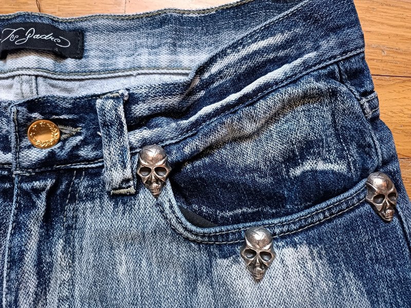 Design-Jeans - Herren - Skull - Tiger , Gr. 32/34