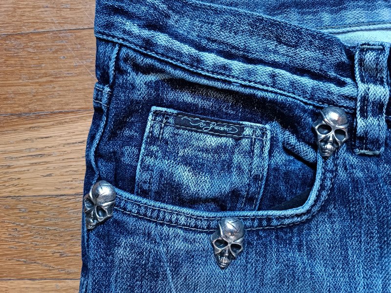 Design-Jeans - Herren - Skull - Tiger , Gr. 32/34