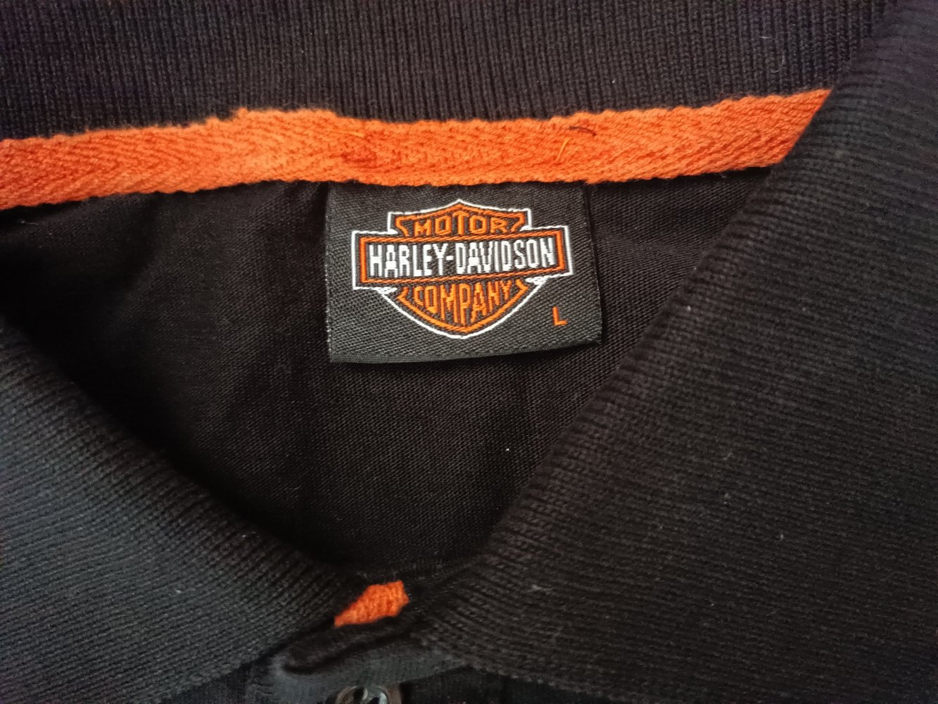 Orig. Harley-Davidson Poloshirt - Gr. L - wenig getragen - sgt. Zustand.