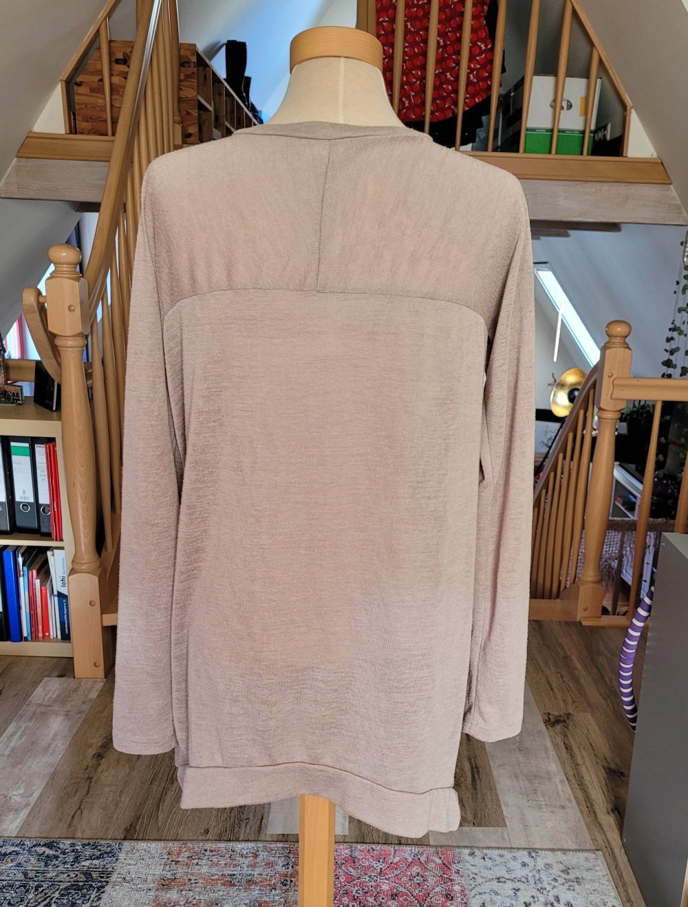 Asymmetrische Jacke Strickjacke