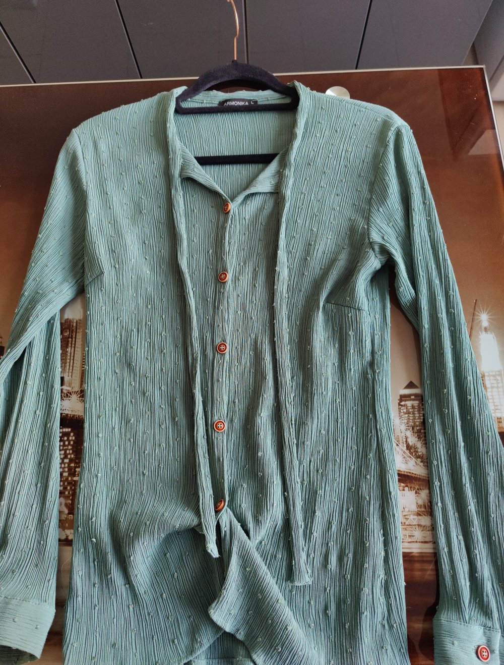 Bluse in tollem luftigen Stoff