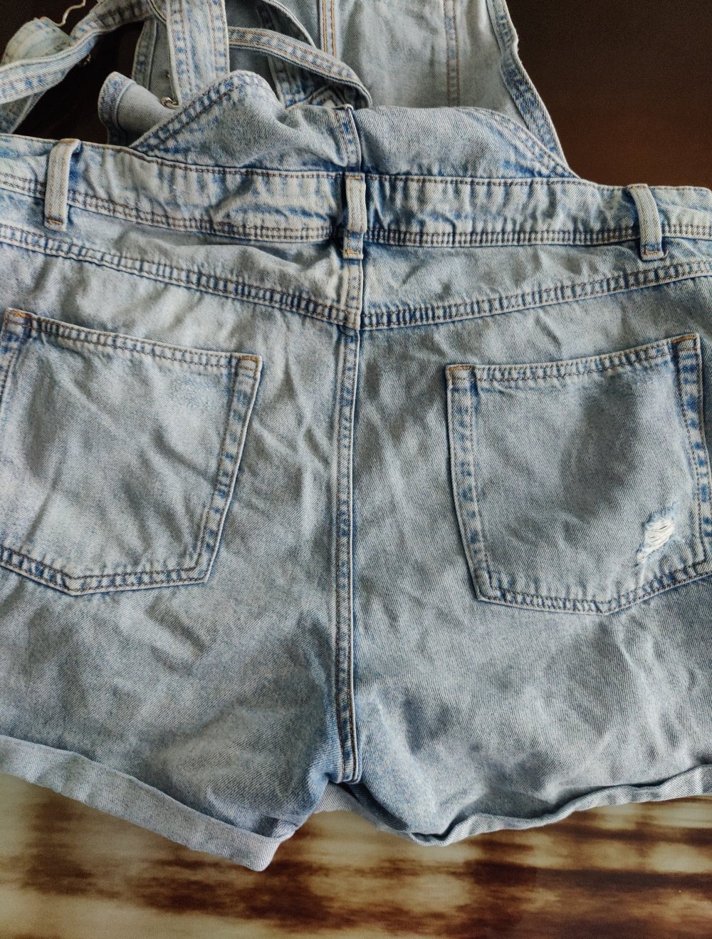 Jeans Shorts Latzhose