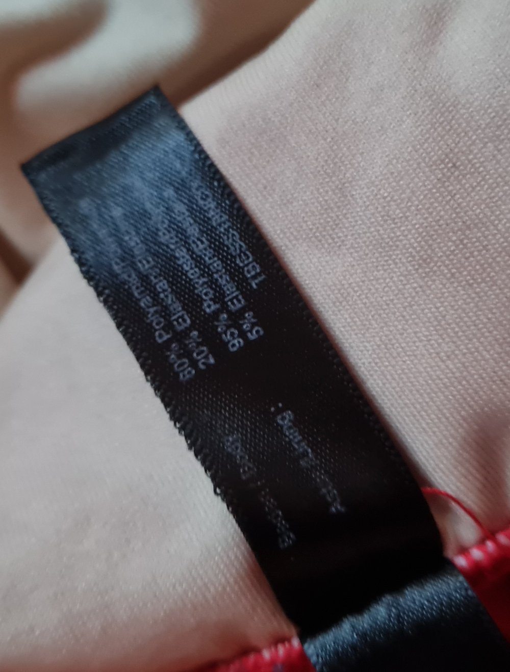 Badeanzug rot glänzend Swimmwear