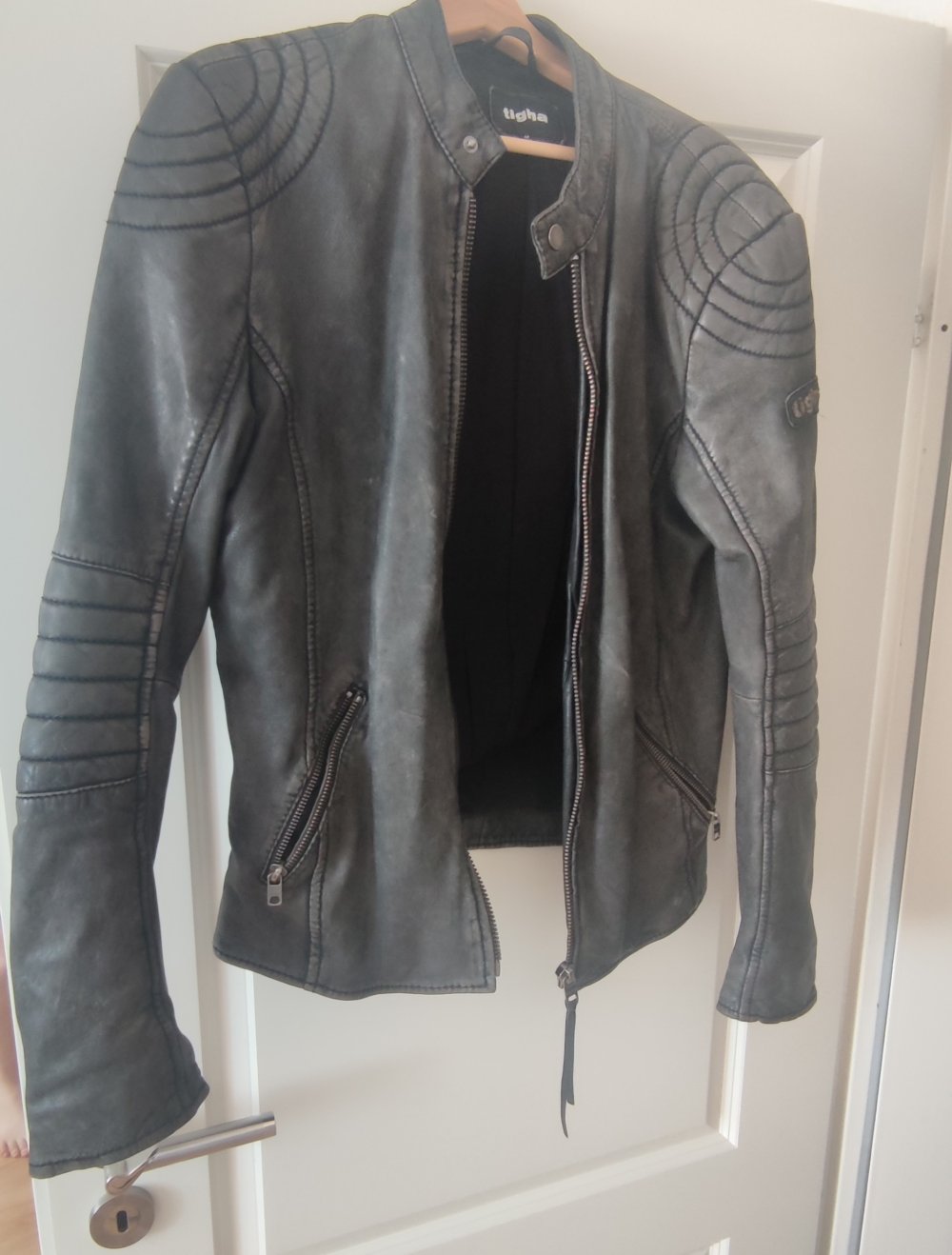 Tigha Lederjacke selten getragen