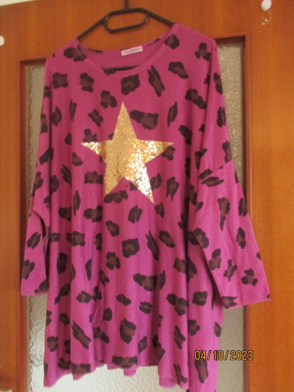 damen pullover mit stern in der mitte gr. xxl 