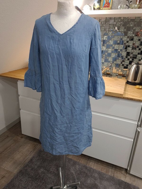 Midikleid Jeanskleid NEU Gr S (36) hellblau UpFashion