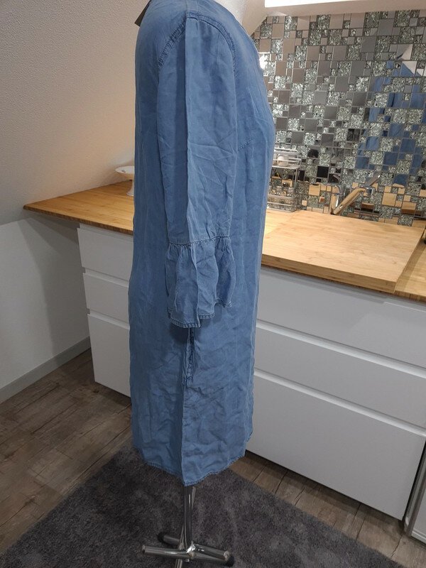 Midikleid Jeanskleid NEU Gr S (36) hellblau UpFashion