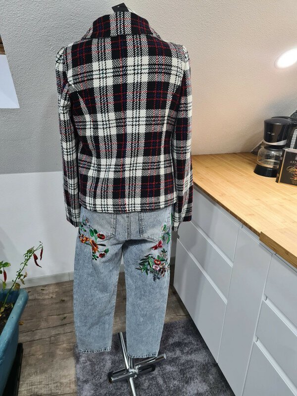 Übergangsmantel von Amisu, Gr. 38 Übergangsmantel karo