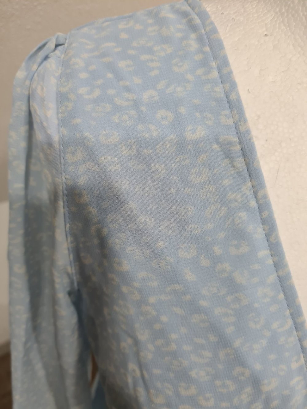 Midikleid Vero Moda Gr. S € 45 Neu hellblau weiß Kleid Blusenkleid