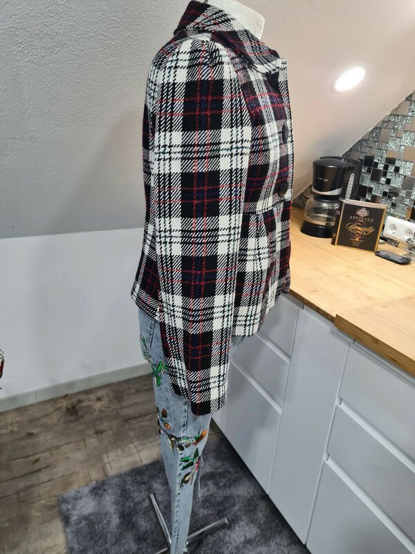 Übergangsmantel von Amisu, Gr. 38 Übergangsmantel karo