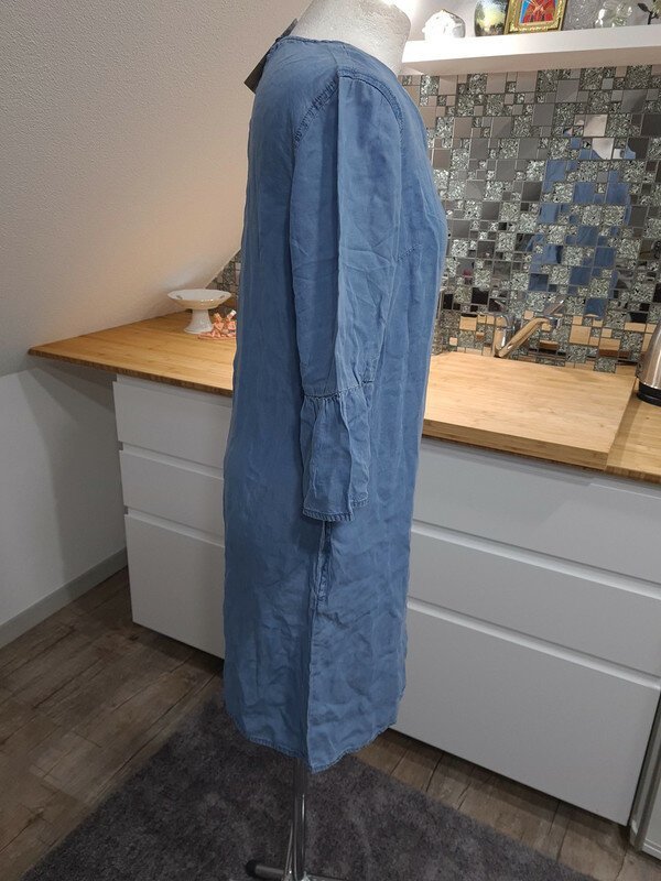 Midikleid Jeanskleid NEU Gr S (36) hellblau UpFashion