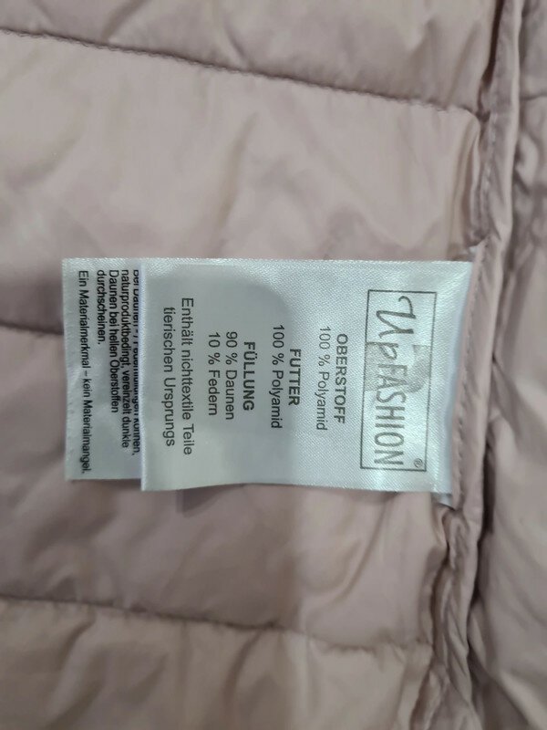 Angesagte Daunen Weste UpFashion Gr. M rosa