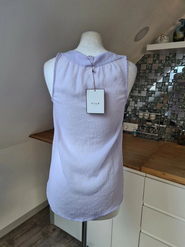 Sommertop Vila Gr. S Neu flieder Top Bluse