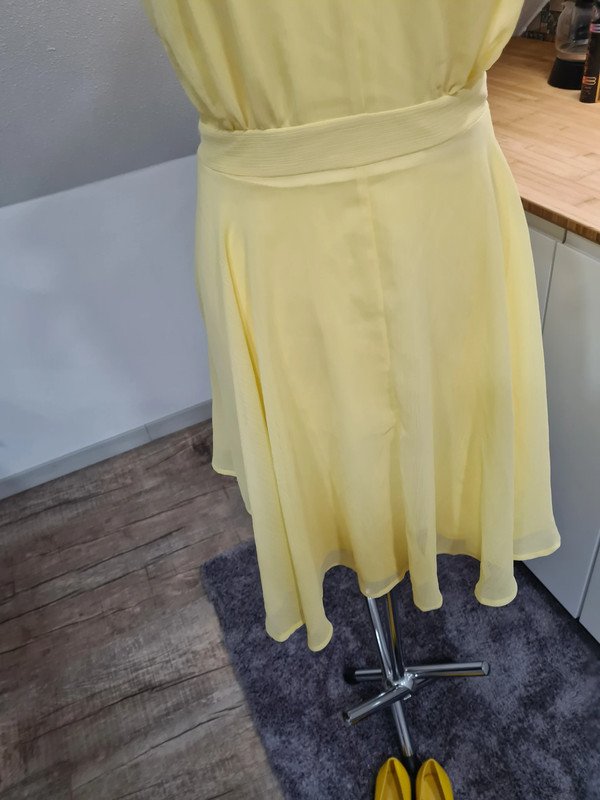Sommerkleid Vila Gr. 42 kurzes Kleid gelb