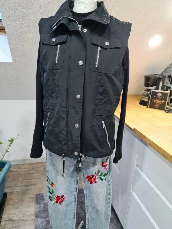 Weste Valino Gr. L (40) schwarz Übergangsweste