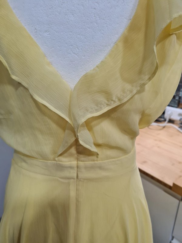 Sommerkleid Vila Gr. 42 kurzes Kleid gelb