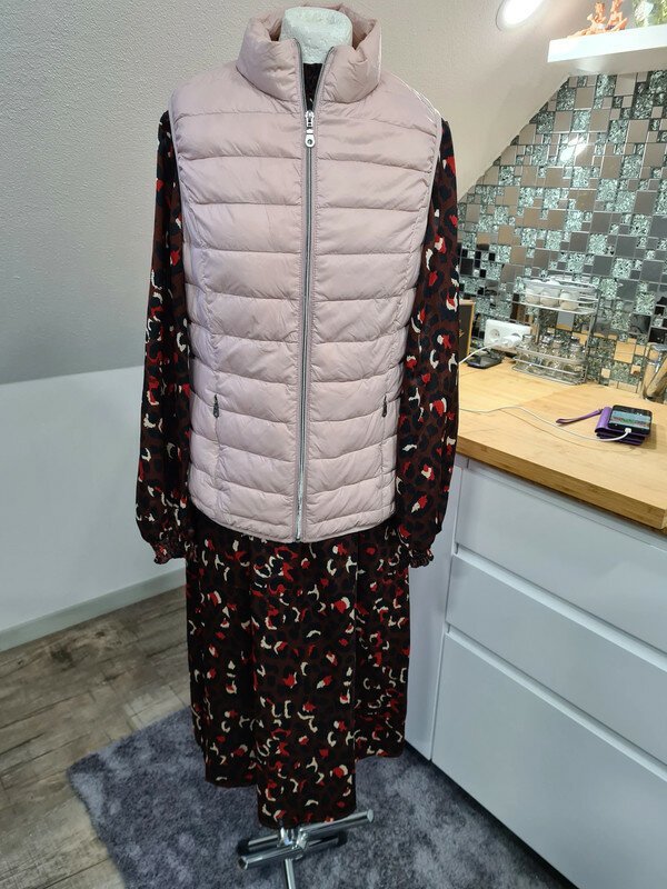 Angesagte Daunen Weste UpFashion Gr. M rosa