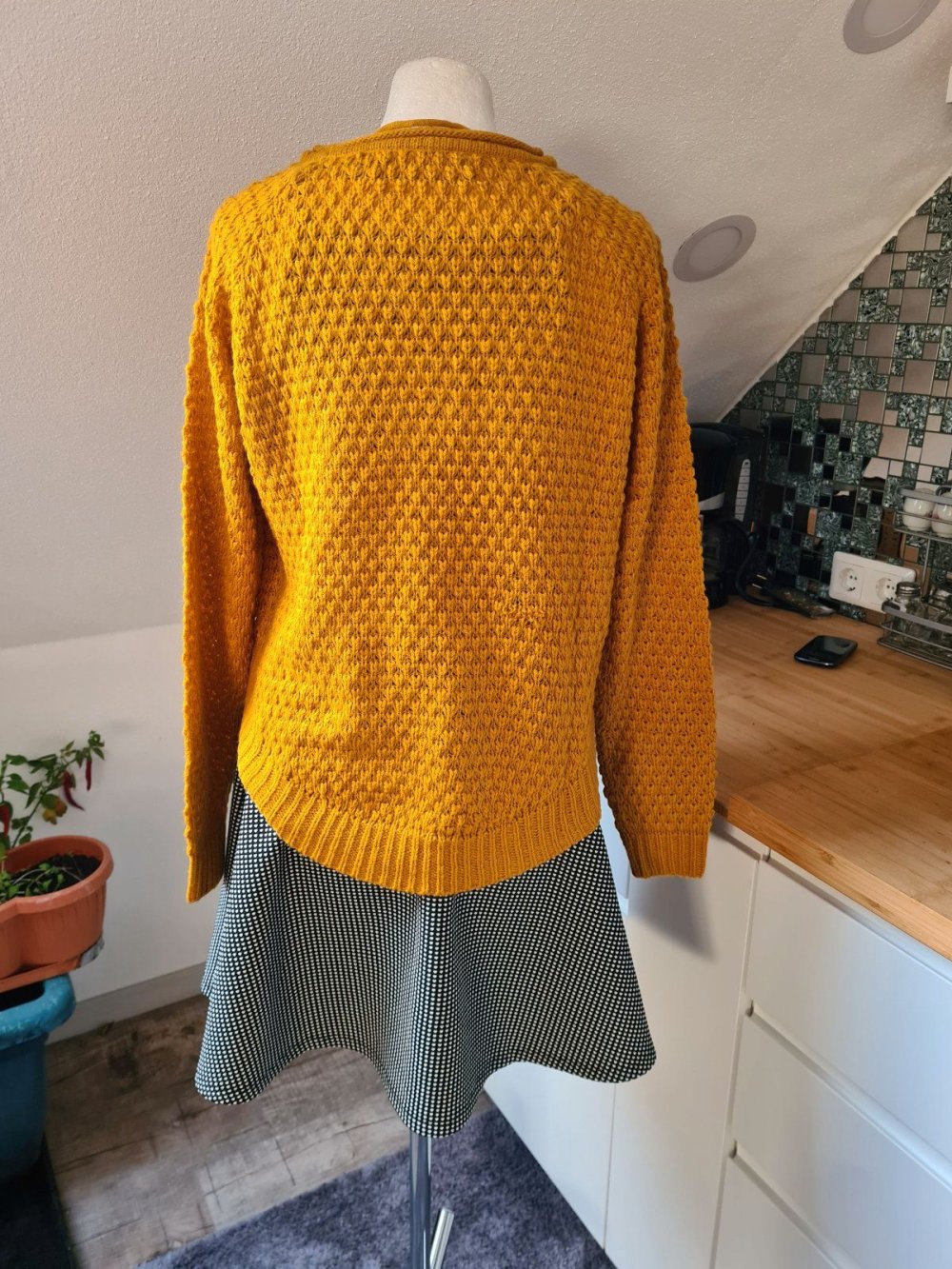 Pullover Vero Moda Gr. XS (34-38) Oversize senfgelb