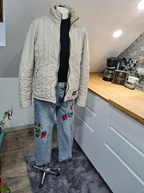 Steppjacke Gr. 38 beige Amisu