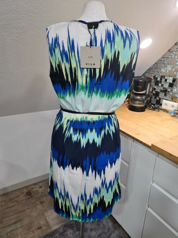 Sommerkleid Minikleid Vila Gr. M/38 Strandkleid Neu Bürokleid Sommerkleid