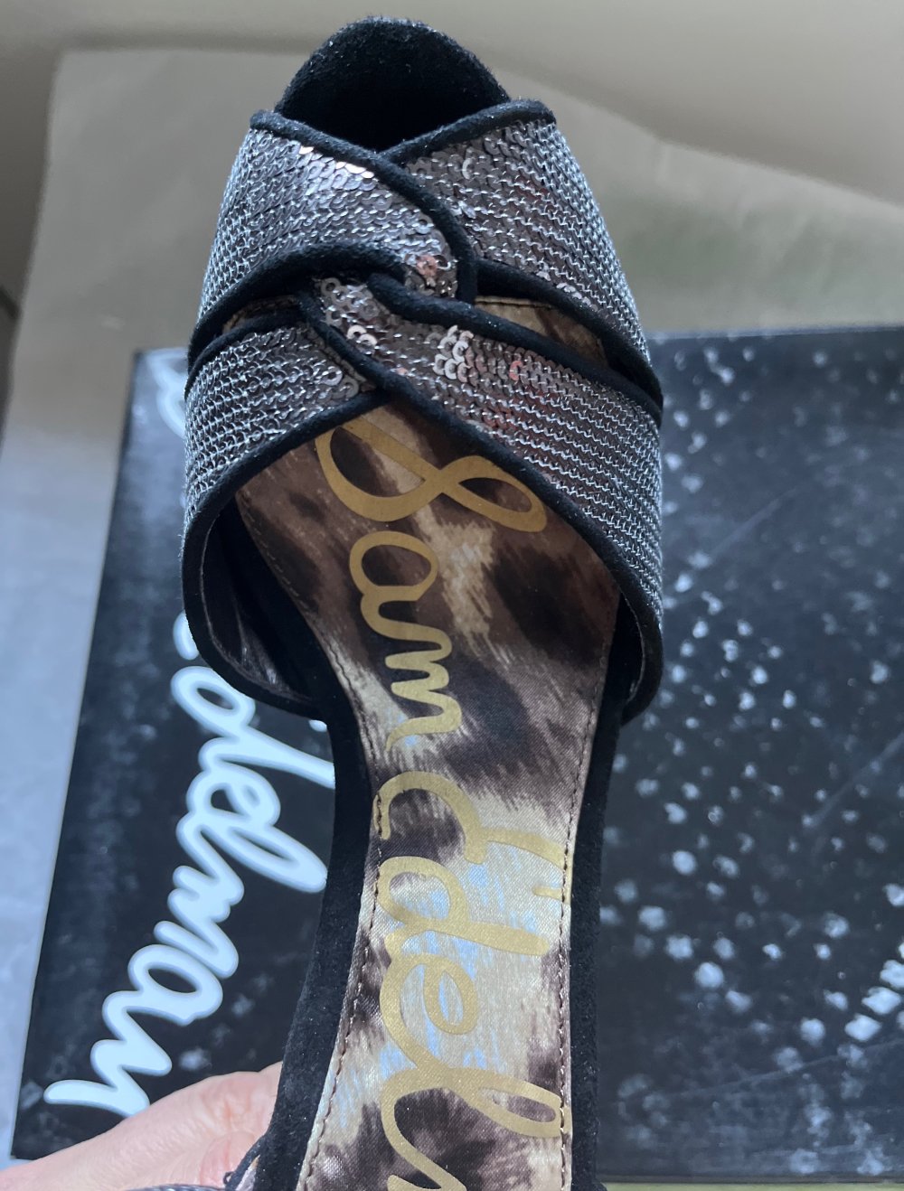 Pumps mit Pailletten