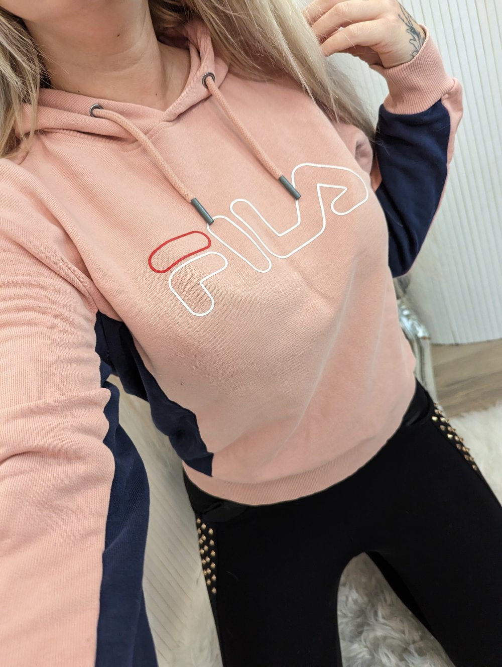 FILA Pulli Pullover Oberteil top aufschrift 