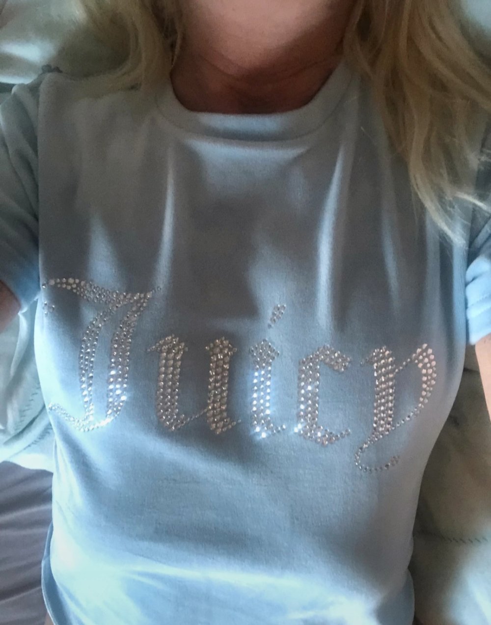 Juicy Couture Nicki T-Shirt in Hellblau 