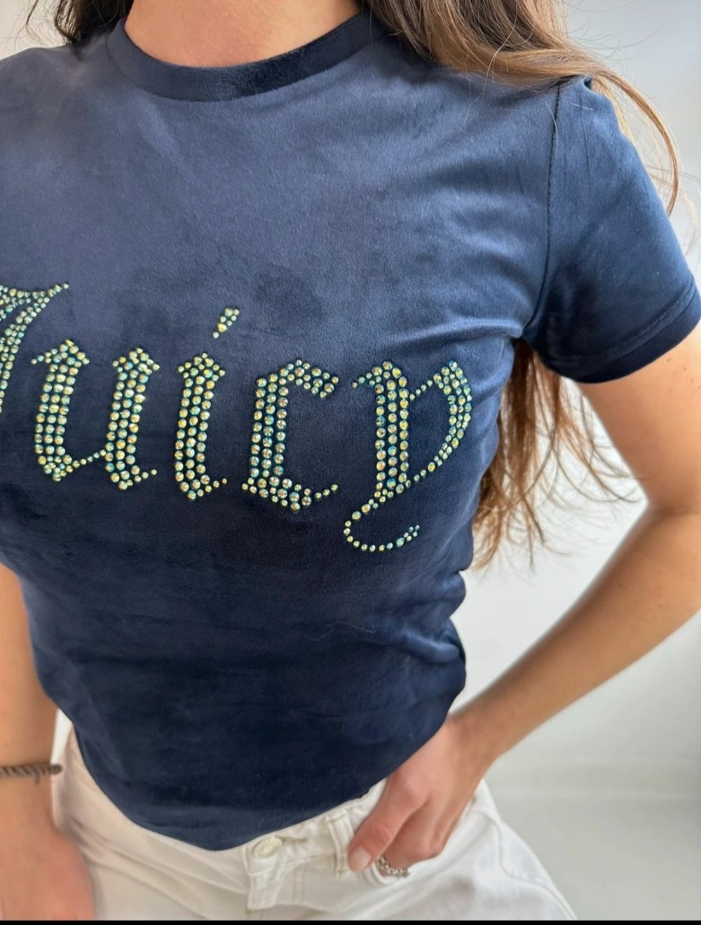 Juicy Couture Nicki T-Shirt in Dunkelblau